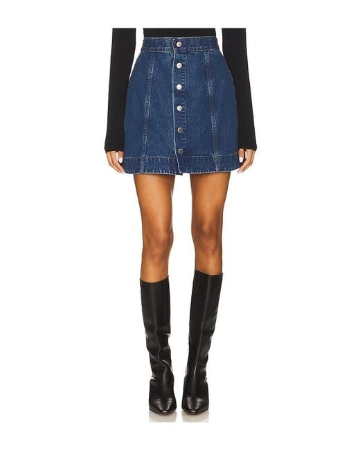AG Jeans Blue Evie Skirt