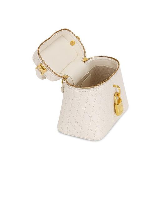 Balmain White Pulse Vanity-stitched Bag