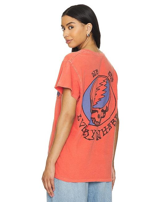 Camiseta greatful dead MadeWorn de color Orange