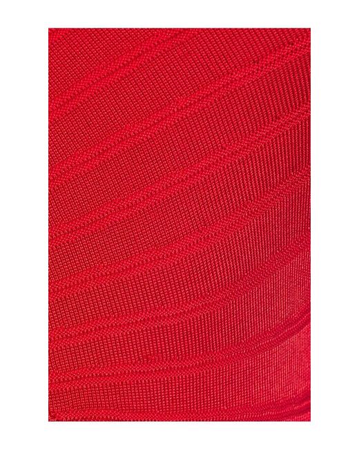 Cult Gaia Red Raith Knit Dress