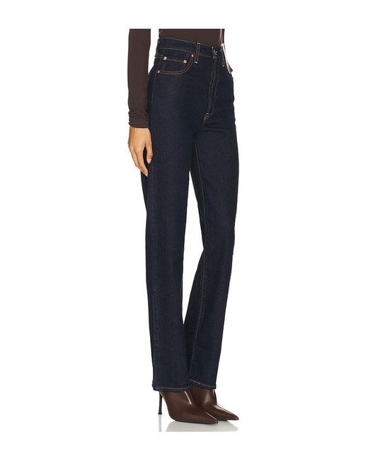 Levi's Blue Ribcage Full Length Jeans