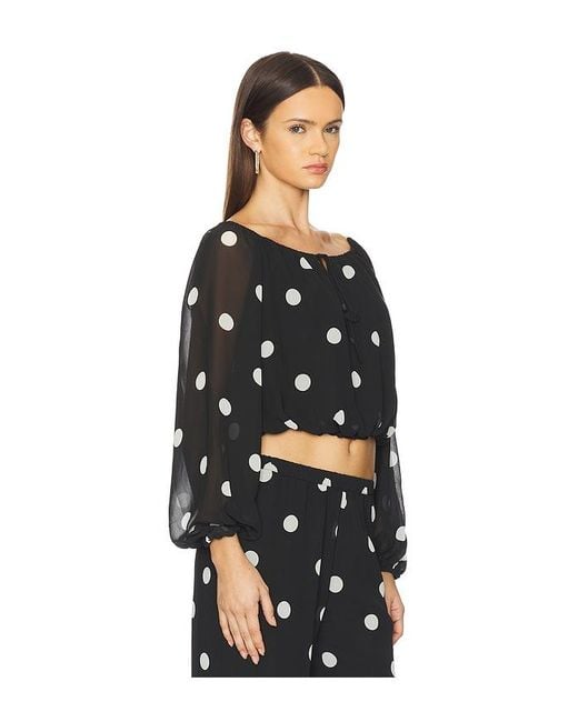 Amanda Uprichard Black X Revolve Dallas Top