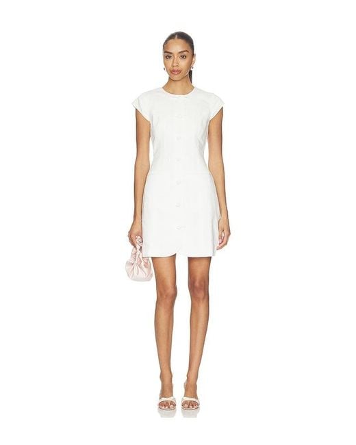 ALIGNE White Jennie Linen Mix Dress