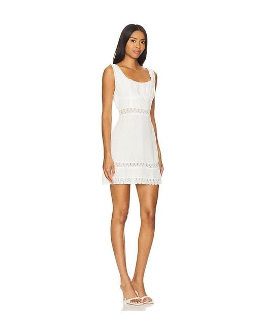 Vestido Ronan En Talla En Rixo de color White