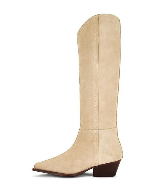 Free People White Sway Low Slouch Boot