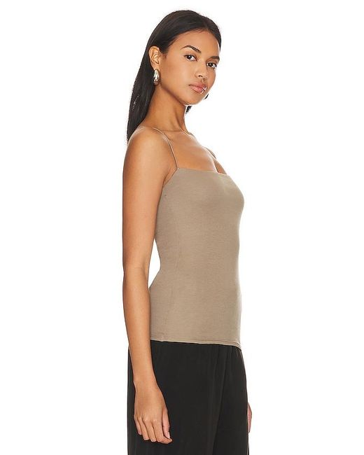 Enza Costa Black Essential Strappy Tank