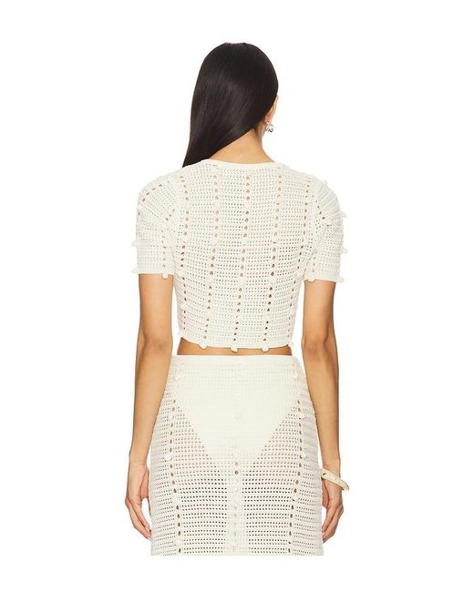 Hada Top en Cream Devon Windsor en coloris White