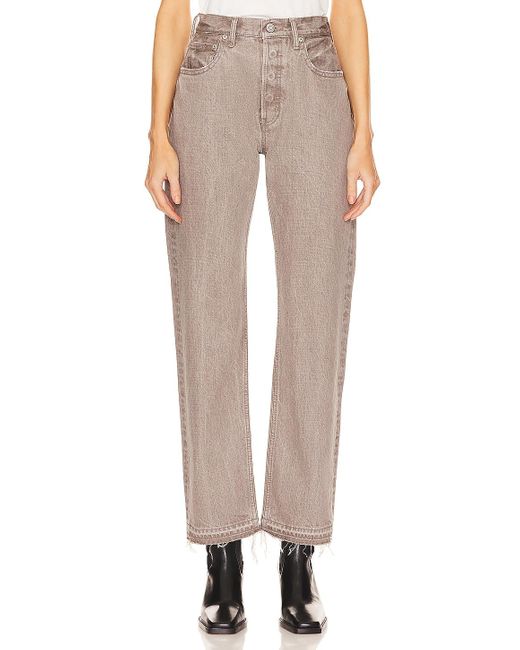 Moussy Glenwood Wide Straight Natural