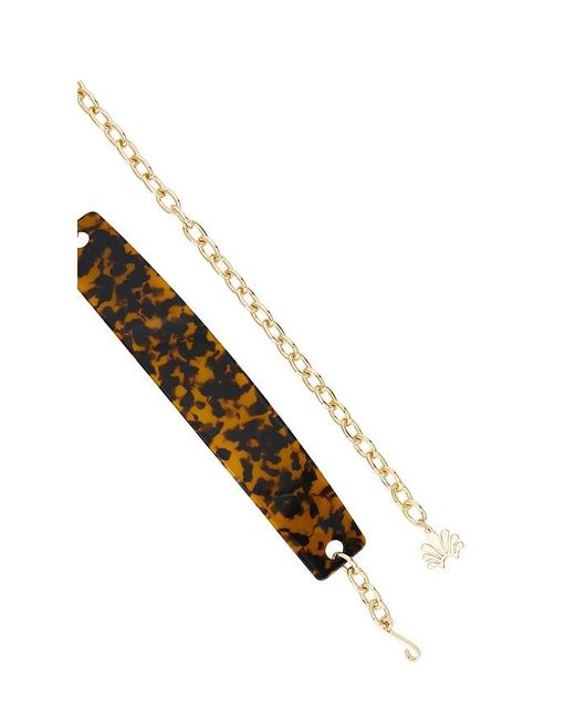 Lele Sadoughi Multicolor Bessette Chain Belt