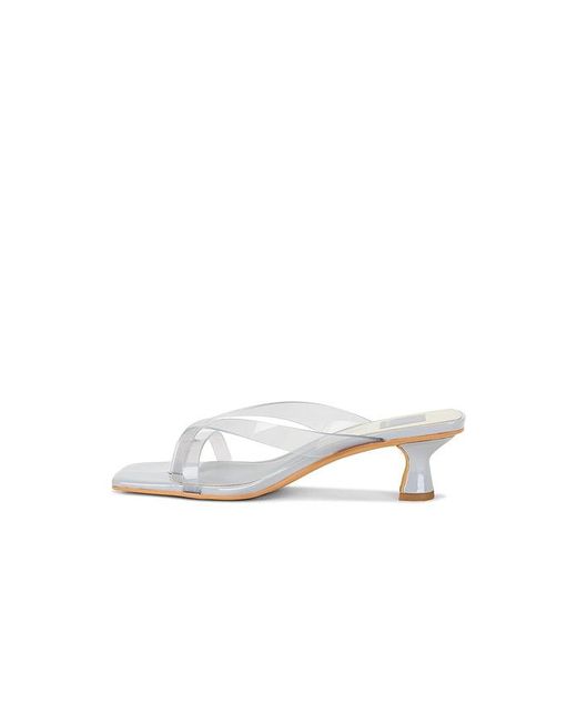 Dolce Vita White Brevel Vinyl Thong Sandal
