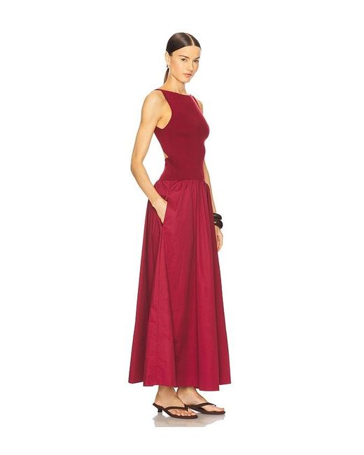 St. Agni White Maxikleid