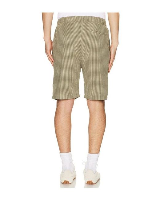 BOUND Natural Gingham Shorts for men