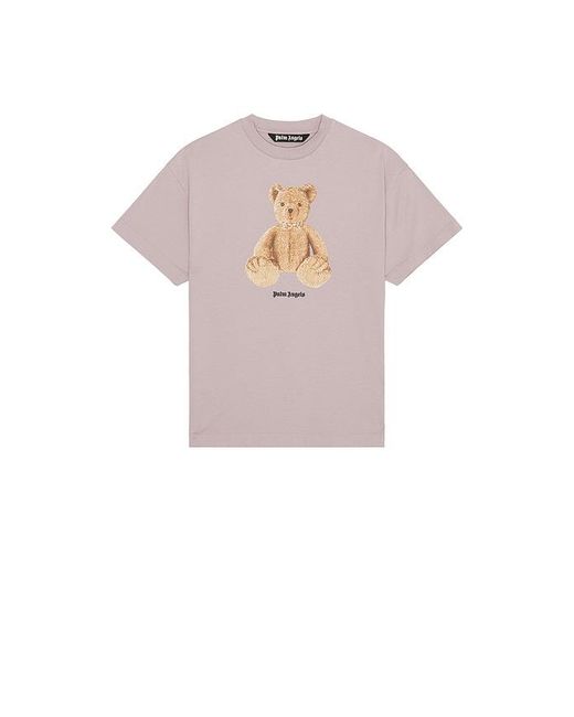 Palm Angels Blue Bear Regular Tee for men