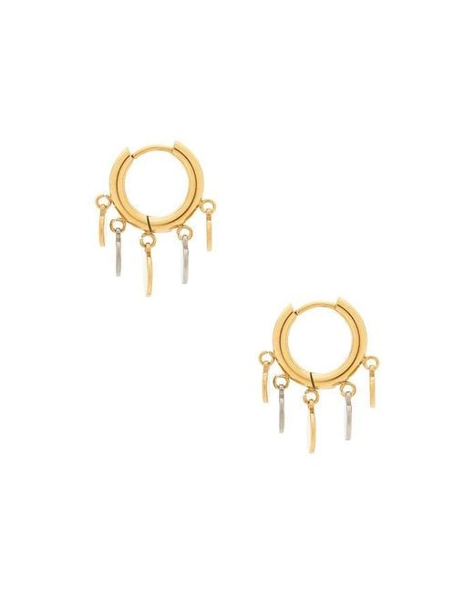 petit moments Metallic Coin Charm Earrings