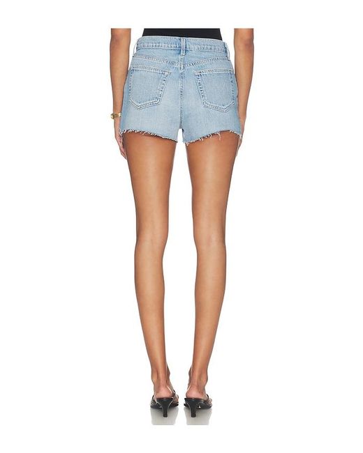 L'Agence Blue Clark High Rise Short