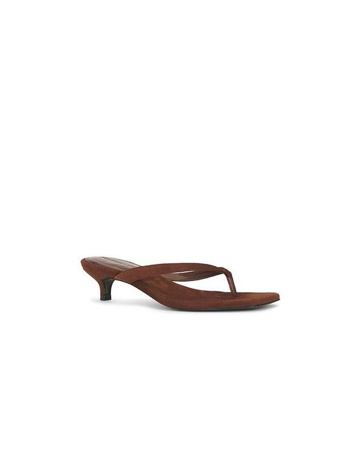 Black Suede Studio White Kendal 35 Mule