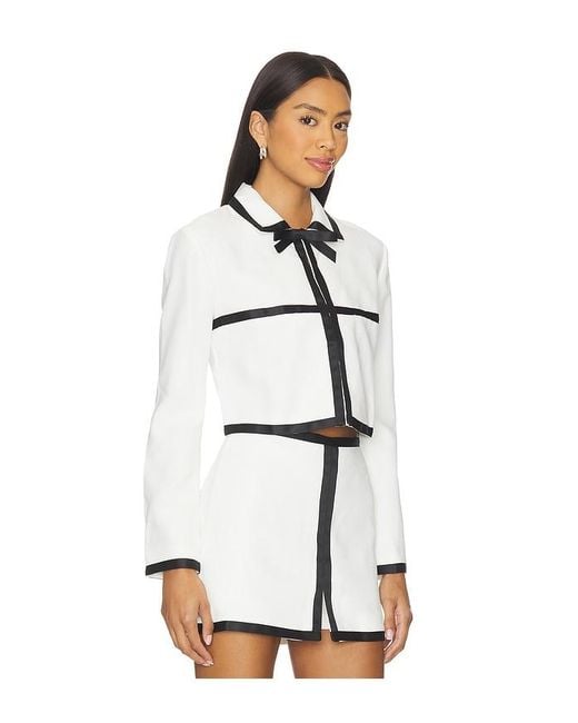 Amanda Uprichard White Trey Jacket