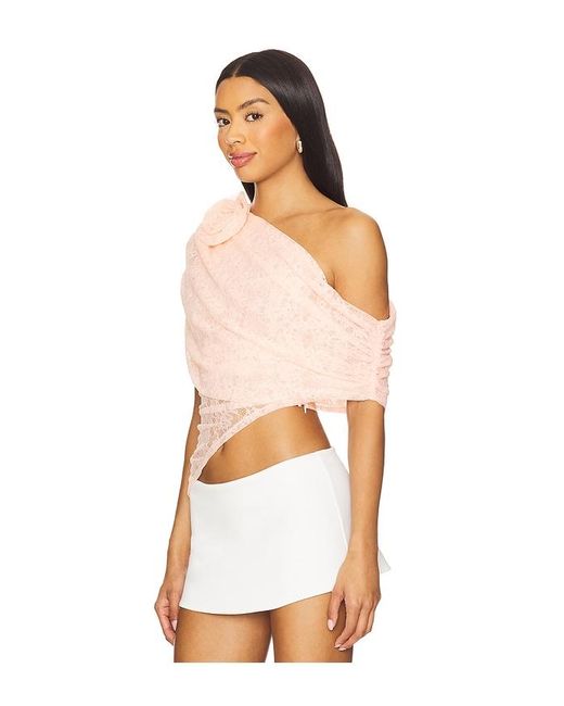 Lovers + Friends White Priscilla Top