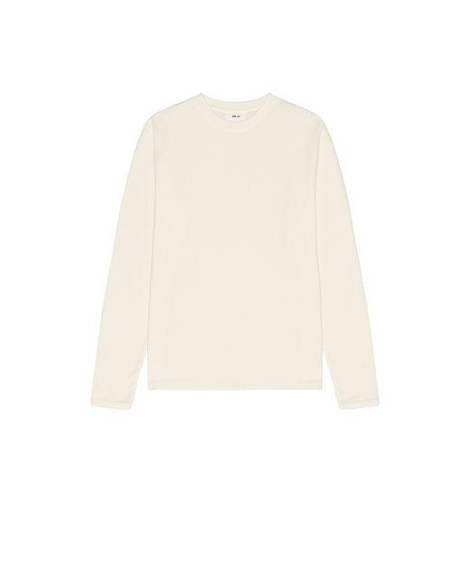 NN07 White Clive Waffle Knit Tee 3323 for men