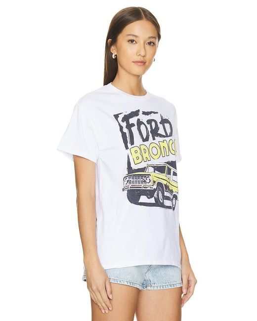 Junk Food White Ford Bronco Tee