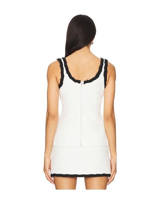 MAJORELLE White Ilona Top