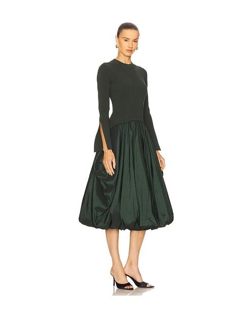 Jonathan Simkhai Green Kenlie Midi Dress