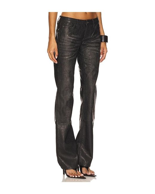 Jaded London Black Pu Cooper Jean