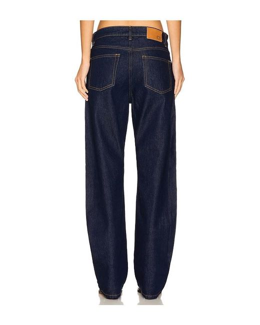 EB DENIM Blue Alida Loose Bowed Jeans