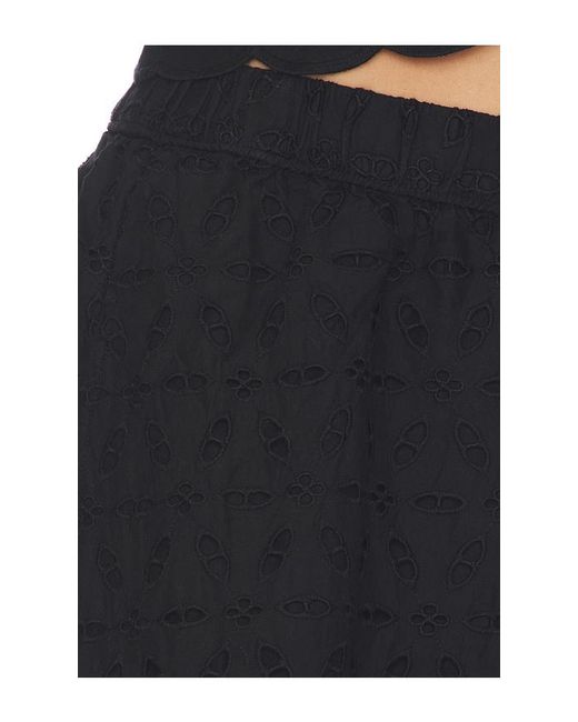 FAVORITE DAUGHTER Black The Pretty Please Skirt