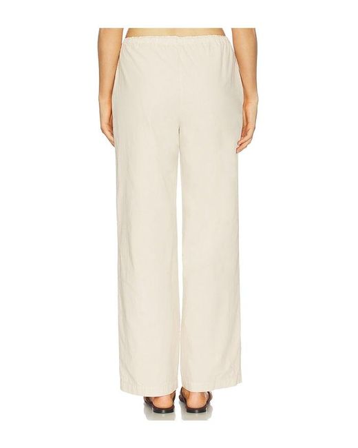 VIR VITA White Siena Cotton Poplin Pant