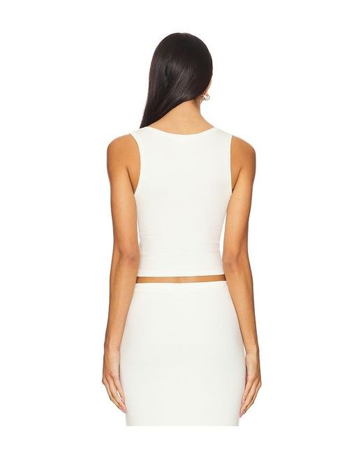 ÉTERNE Multicolor Square Neck Tank Top
