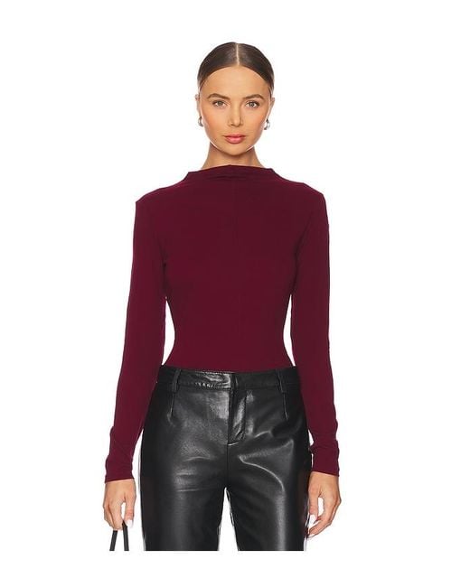 Bobi Red Longsleeve Top