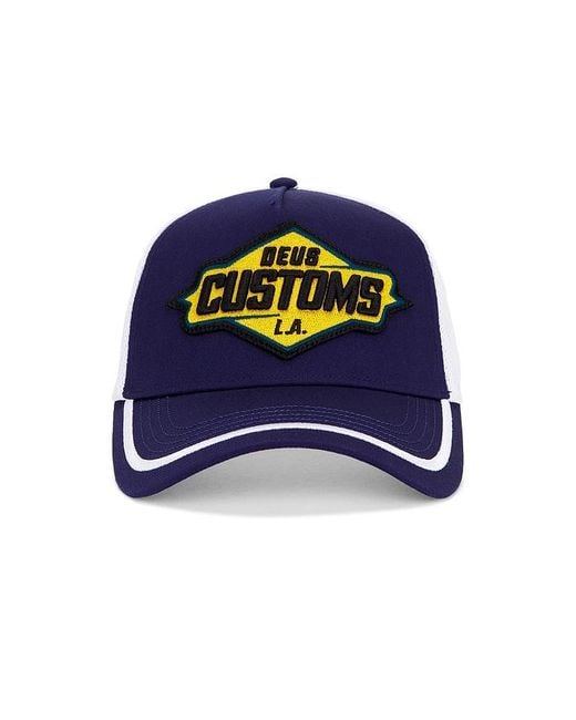 Deus Ex Machina Blue Bills Trucker Hat for men