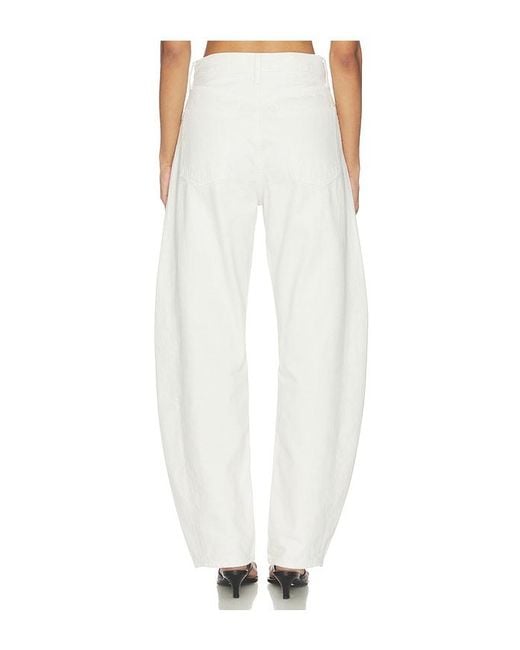 Agolde White Luna Pieced Jean