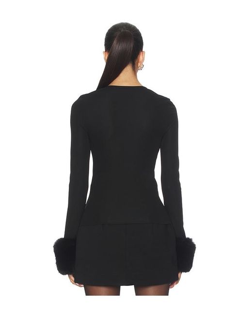 MAJORELLE Black Daphine Top