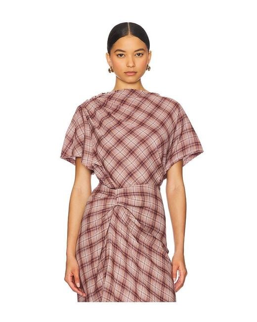 Isabel Marant Red Neyela Top