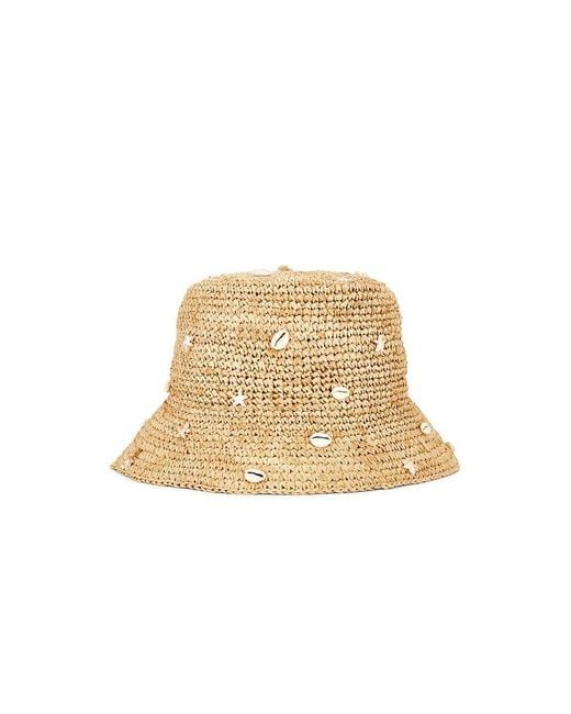 Nikki Beach Natural Shelley Bucket Hat