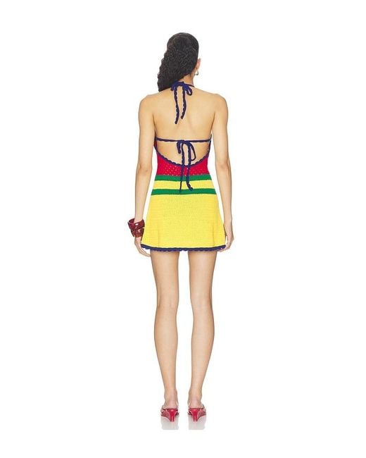 SER.O.YA Multicolor Norma Crochet Dress