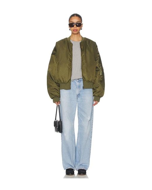 Lioness Green Essential Bomber Jacket