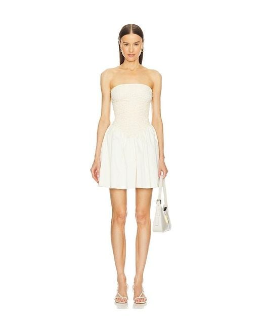 LPA White Stacci Mini Dress