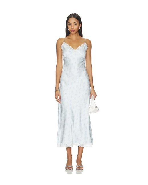 LoveShackFancy White Manuela Dress