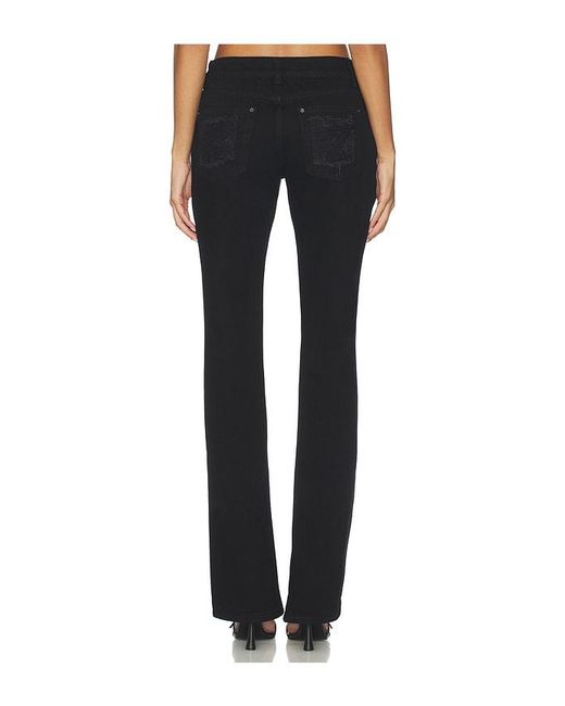 Jaded London Black Slashed Jean