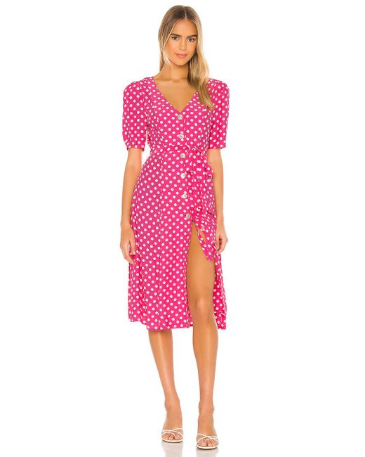 LPA Synthetic Bambina Dress in Pink - Lyst