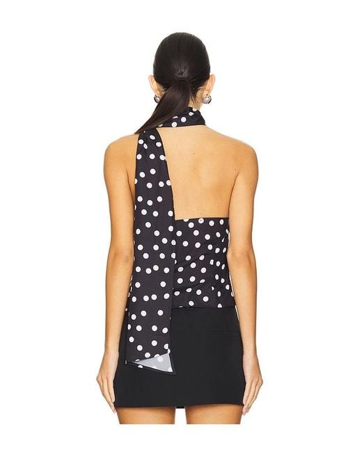 MORE TO COME Black Rialta Top