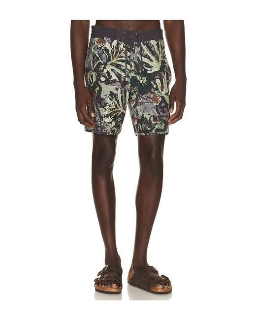 Dark Seas Black Lakeshore Boardshort for men