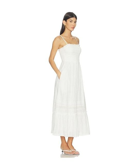Cleobella White Magnolia Ankle Dress