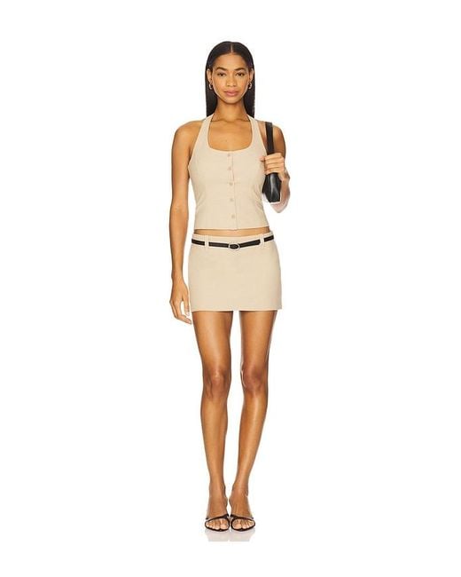 Lioness Natural Leo Mini Skirt