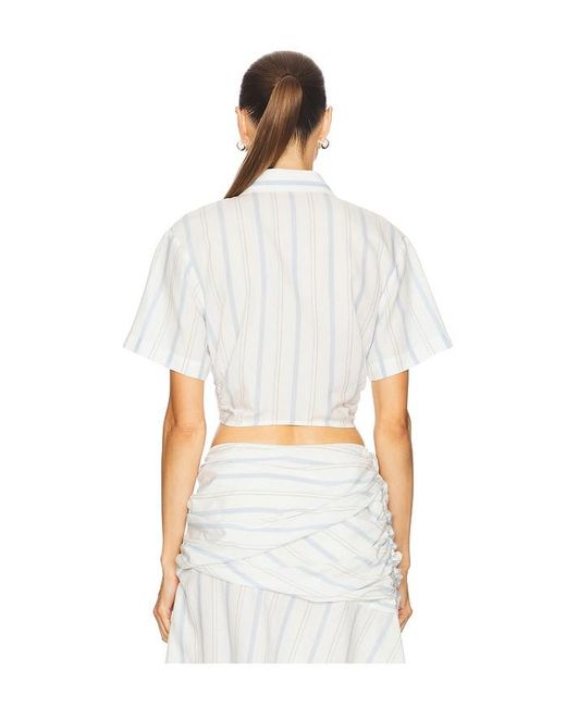 Camila Coelho White Teagan Top