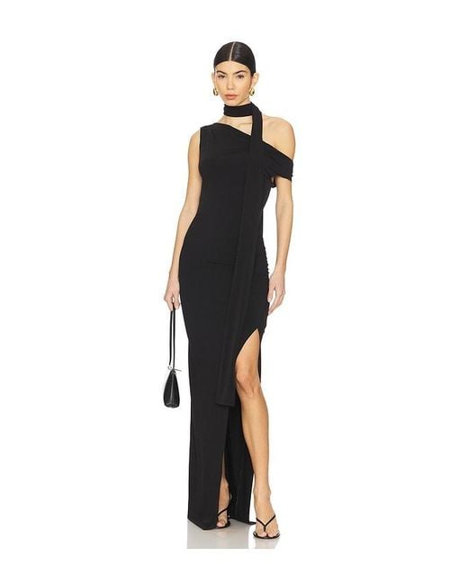 LPA Black Lia Maxi Dress