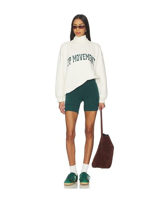 Free People White X Fp Movement Victory Set Pullover